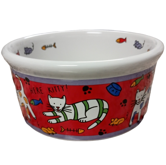 Riviera Van Beers by Signature Housewares dog  bowl Bright Colors - Picture 1 of 5